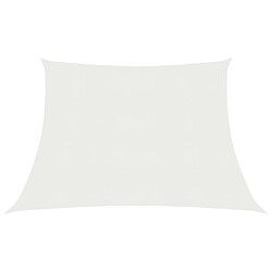 Maison Chic Voile d'ombrage | Voile de parasol | Toile d'ombrage 160 g/m² Blanc 3/4x3 m PEHD -MN83458