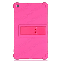 Coque en silicone avec béquille rose pour votre Samsung Galaxy Tab A 8.0 Wi-Fi (2019) SM-T290/T297