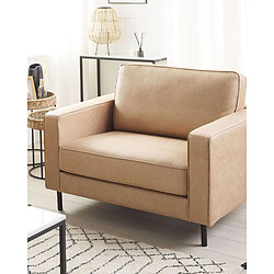 Beliani Fauteuil SAVALEN Cuir PU Beige