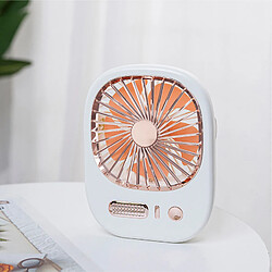 (StyleA) Nouveau Ventilateur de Bureau Rétro Ventilateur De Bureau Portable Simple Alimentation de Charge Usb