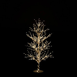 Avis Paris Prix Statuette Déco à Led Arbre Nu Perles 125cm Blanc