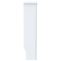 Avis vidaXL Cache-radiateur MDF Blanc 78 cm