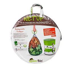 Mister Bio Kit de ramassage avec sacs Net'Up 120L.