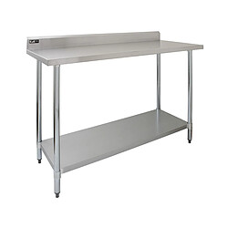 Monstershop Table de Travail pour Cuisine en Inox - 120 cm