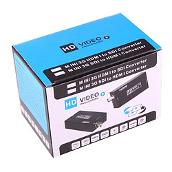 Wewoo S008 Convertisseur Vidéo Mini SD-SDI / HD-SDI / 3G-SDI vers HDMI pas cher