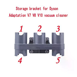 Étagère d'équipement de rangement pour aspirateur Dyson V7 V8 V10, outil de brosse absolu, support de Base de buse, pièces