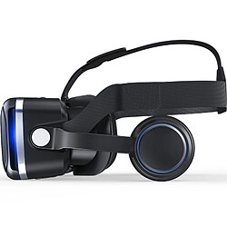 Wewoo Casque VR Lunettes vidéo 3D de réalité virtuelle VR SHINECON G04E Adaptées aux téléphones intelligents de 3,5 à 6,0 pouces avec HiFi Noir