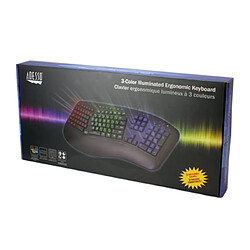 Adesso AKB-150EB-FR, Ergonomic Gaming Illuminated Keyboard French AZERTY layout