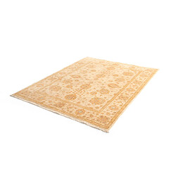 Vidal Tapis de laine 195x158 beige Kaizar pas cher