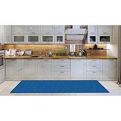 Alter Chemin de cuisine, 100% Made in Italy, Tapis antitache avec impression numérique, Tapis antidérapant et lavable, Modèle Bisa, cm 240x52