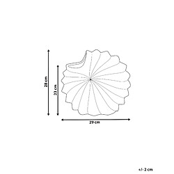 Avis Beliani Vase à fleurs SCUP Céramique 28 cm Blanc cassé