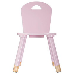 Atmosphera, Createur D'Interieur Chaise enfant en bois Douceur - Rose