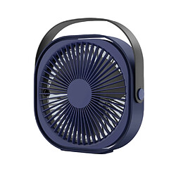 (Noir) Ventilateur de Bureau 360 USB Mini Ventilateur de Bureau Portable Refroidisseur d'Air 3 Vitesses USB Rechargeable