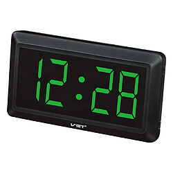 4 '' grand led affichage numérique horloge de bureau horloge murale horloges eu plug vert