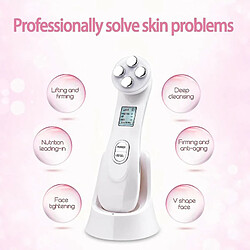 Chrono Appareil de levage facial, lumière LED anti-rides anti-vieillissement de la peau massage 5 en 1 RF EMS appareil de beauté