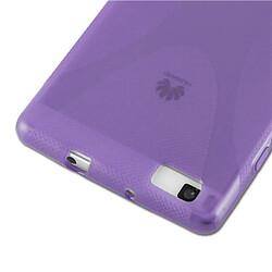 Cadorabo Coque Huawei P8 LITE 2015 Etui en Mauve pas cher