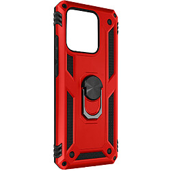 Avizar Coque pour Xiaomi 13 Pro Antichoc Hybride Bague Support Magnétique Rouge