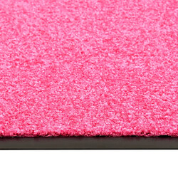 Acheter vidaXL Paillasson lavable Rose 90x150 cm