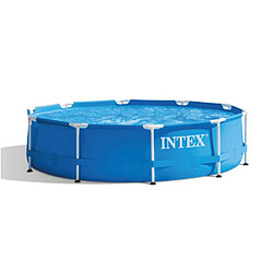 Piscine tubulaire ronde en kit intex - metal frame junior