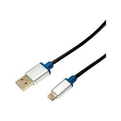 LogiLink Câble de connexion Premium USB 2.0, USB-A - micro ()