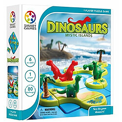 Dinosaures Smartgames : jeu de sociAtA Mystic Islands, un jeu de cerveau prAhistorique amusant et axA sur les STEM et un jeu de puzzle pour les 6 ans et plus