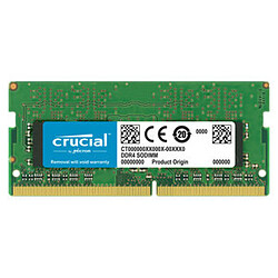 Crucial SO-DIMM DDR4 16 GO 2666 MHZ CL19 DUAL RANK X8