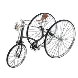 1: 6 Tricycle Modèle De Voiture Antique Maison De Bicyclette Ornement Décoration Noir