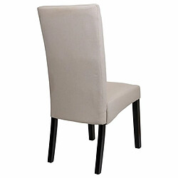 Chaise de Salle à Manger Alexandra House Living Crème 48 x 102 x 49 cm pas cher