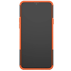 Avis Wewoo Coque Pour Galaxy A20s Texture de pneu TPU antichoc + PC Housse de protection avec support Orange