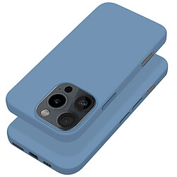 Avizar Coque pour iPhone 16 Pro Semi-rigide Soft-touch Anti-traces Bleu Clair