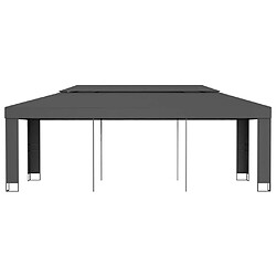 Maison Chic Tonnelle | Pergola avec toit double 3x6 m Anthracite -GKD10152