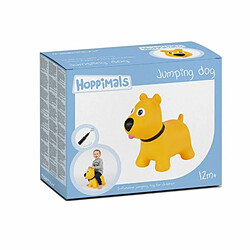 Avis Hoppimals Tootiny Chien Sauteuse et Bondissante Animal Sauteur pour Les Enfants âgés de 12 Mois et Plus - Emballé dans Une Boîte Cadeau, Pompe Incluse ? Chevauchez Un Animal Gonflable ? Jaune