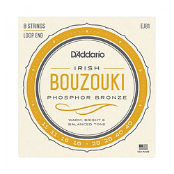 D'Addario EJ81 - Jeu de cordes bouzouki irlandais