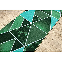 Acheter RUGSX Triangles de couloir TRÓJKATY antidérapants, vert gomme 90cm 90x950 cm