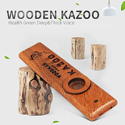 Kazoo en bois pour enfants - Marron