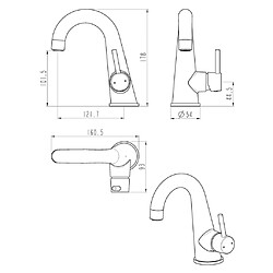 Avis SCHÜTTE Mitigeur de lavabo PISA chrome