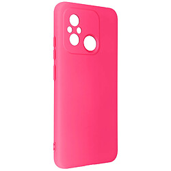 Avizar Coque pour Xiaomi Redmi 12C Semi-rigide Soft-touch Fast Cover Fuchsia