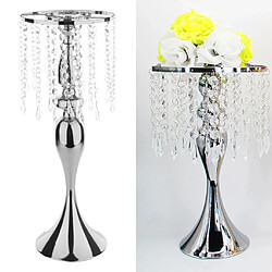 bougeoir en cristal chandelier en argent