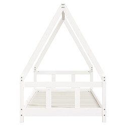 Acheter Maison Chic Lit simple Cadre de lit pour enfants,Lit d'Enfant Moderne blanc 90x200 cm bois de pin massif -MN85916