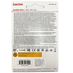 Avis Carte mémoire flash - SANDISK - - 256GB - - (SDSDUN4-256G-GN6IN)