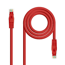 Câble réseau Nanocable Rj45 Lszh Cat.7 600Mhz Sftp Awg26 25 Cm rouge