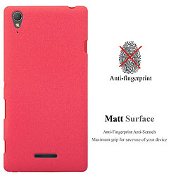 Cadorabo Coque Sony Xperia T3 Etui en Rouge