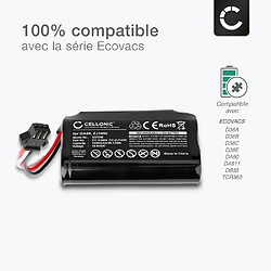 Avis Batterie pour ECOVACS DA60, DB35, TCR360, DA611,D36A, D36B, D36C, D36E 3400mAh de CELLONIC