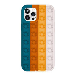 Universal Push Pop Bubble Orange Silicone Case pour iPhone 11