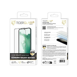 Tiger Verre Trempé pour Samsung Galaxy S23/S22 Recyclé Ultra-résistant Transparent