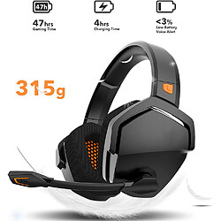 Avis Casque de jeu sans fil avec microphone pour PS5, PS4, PC, Mac, casque gamer 3 en 1 avec micro, sans fil 2,4 GHz pour console Playstation, mode Bluetooth pour commutateur, mode filaire pour contrôleur