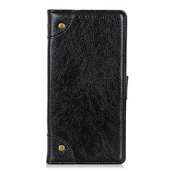 Wewoo Coque Etui à rabat en cuir pour iPhone 11 support fentes de cartes et porte-monnaie noir