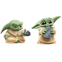 Hasbro Lot de 2 Figurines Grogu Force Focus/Beskar Bite Star Wars The Bounty Series 5 Multicolore