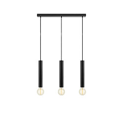 Markslojd Suspension Sencillo Métal Noir 3 ampoules 35,5cm