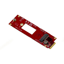 Kalea-Informatique Adaptateur pour SSD M.2 NVMe M Key vers port NVMe EDSFF E1.S Gen 4